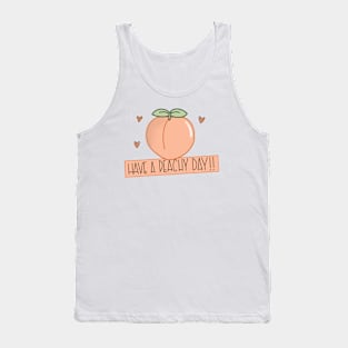 Have a Peachy Day Design Tank Top